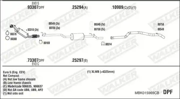 WALKER MBK015965CB