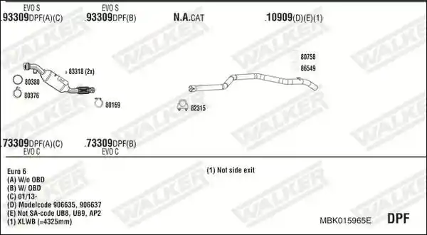 WALKER MBK015965E