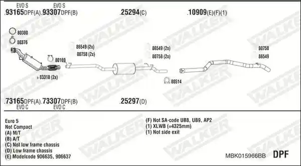 WALKER MBK015966BB