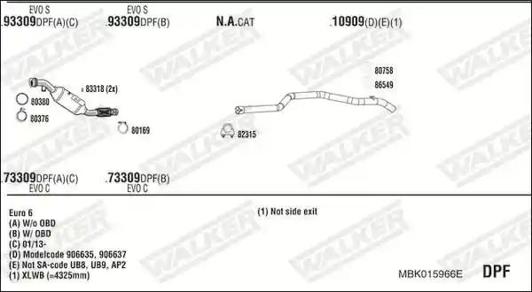 WALKER MBK015966E