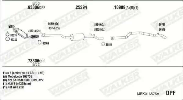 WALKER MBK016575A