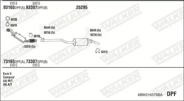 WALKER MBK016575BA