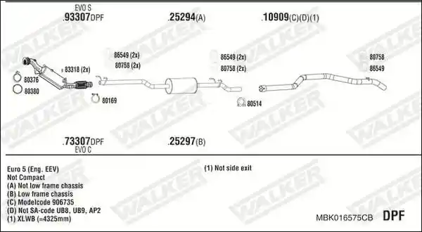 WALKER MBK016575CB
