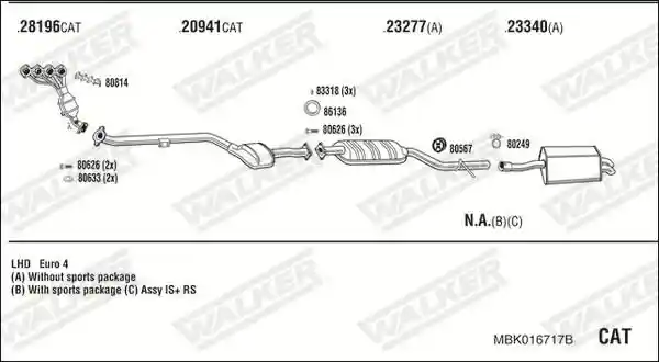 WALKER MBK016717B