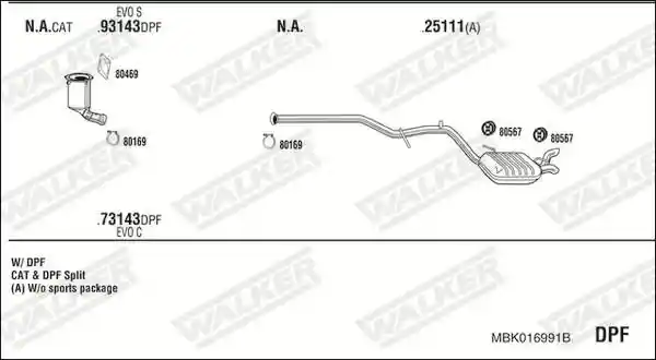 WALKER MBK016991B