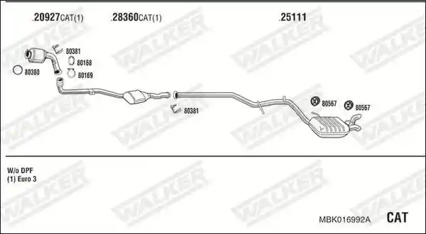 WALKER MBK016992A