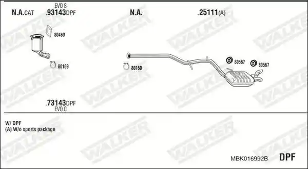 WALKER MBK016992B