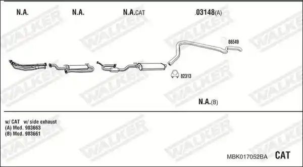 WALKER MBK017052BA