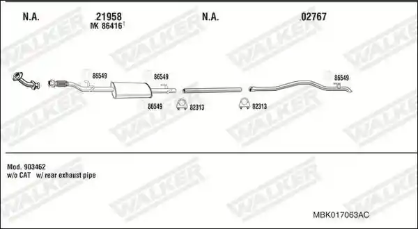 WALKER MBK017063AC