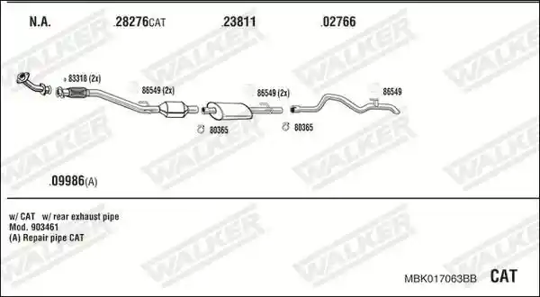 WALKER MBK017063BB