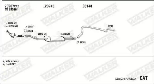 WALKER MBK017063CA