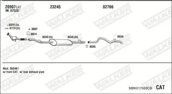 WALKER MBK017063CB
