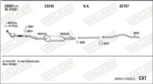 WALKER MBK017063CC