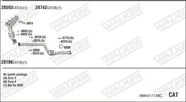 WALKER MBK017128C