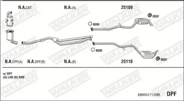 WALKER MBK017129B