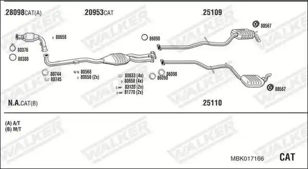 WALKER MBK017166