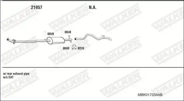 WALKER MBK017334AB