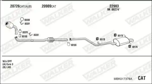 WALKER MBK017378A