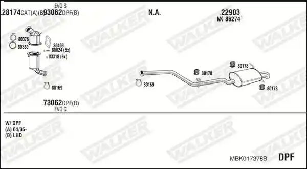 WALKER MBK017378B