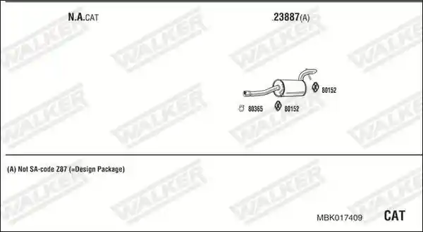 WALKER MBK017409