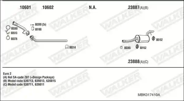 WALKER MBK017410A