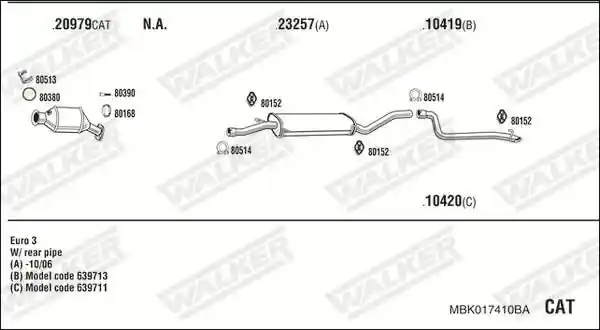 WALKER MBK017410BA