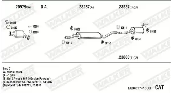 WALKER MBK017410BB