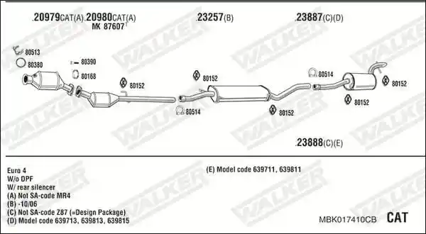 WALKER MBK017410CB