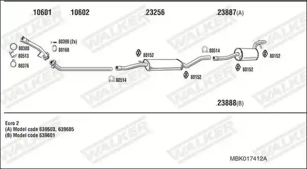 WALKER MBK017412A