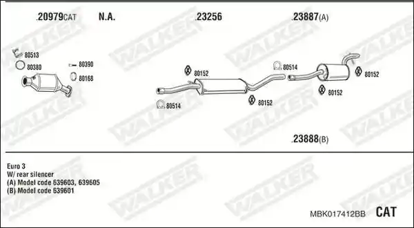 WALKER MBK017412BB