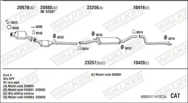 WALKER MBK017412CA