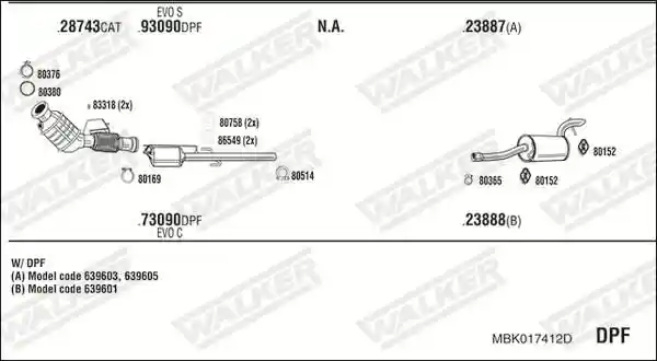 WALKER MBK017412D