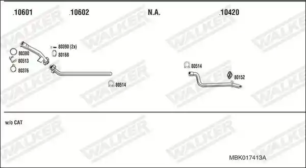 WALKER MBK017413A
