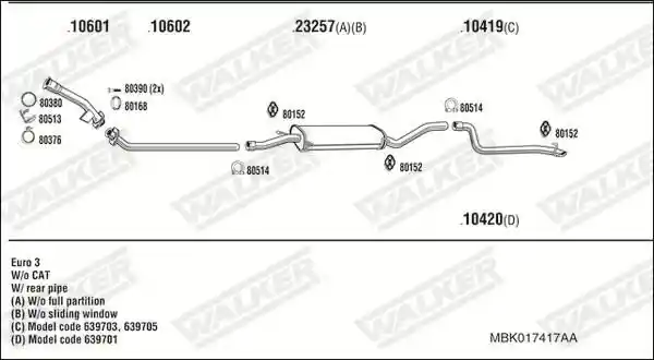 WALKER MBK017417AA