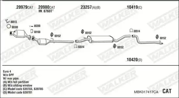 WALKER MBK017417CA