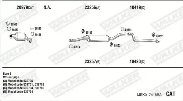 WALKER MBK017418BA