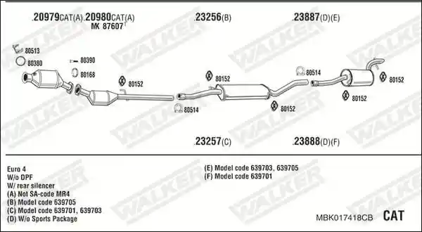 WALKER MBK017418CB