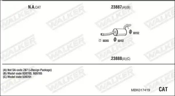 WALKER MBK017419