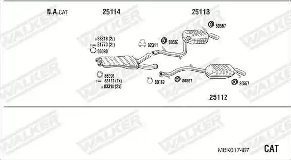 WALKER MBK017487