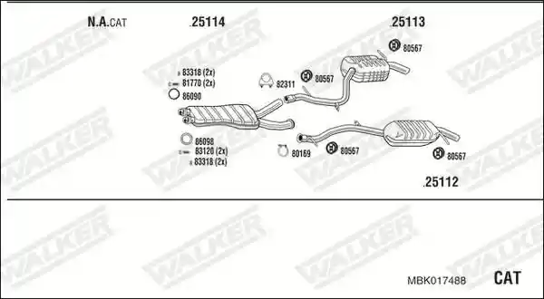 WALKER MBK017488
