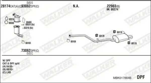 WALKER MBK017864B