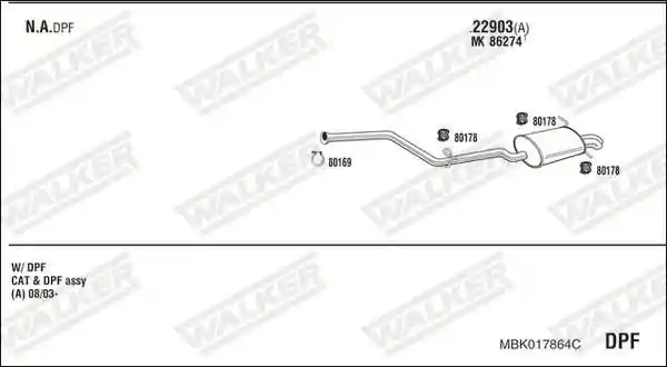 WALKER MBK017864C