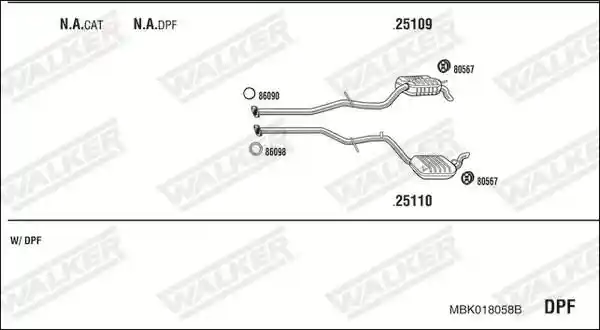 WALKER MBK018058B
