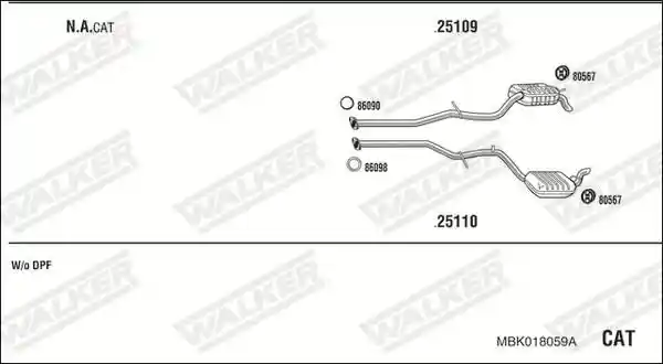 WALKER MBK018059A
