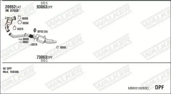 WALKER MBK018263C