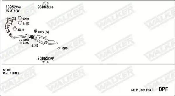 WALKER MBK018265C