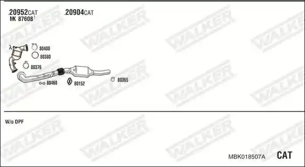 WALKER MBK018507A