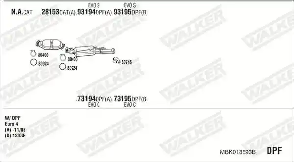 WALKER MBK018593B