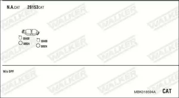 WALKER MBK018594A