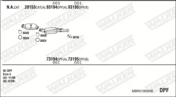 WALKER MBK018594B